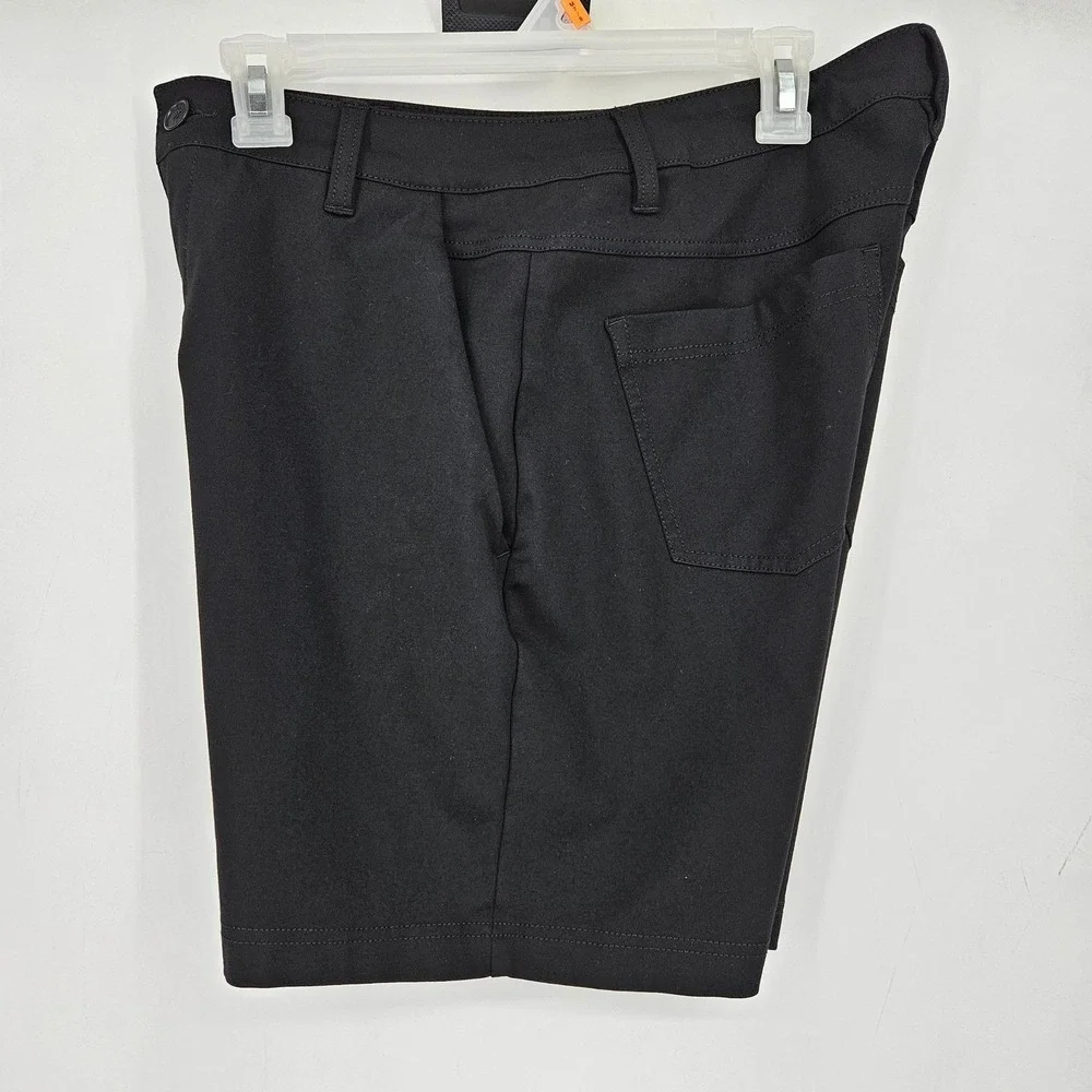 Bylt Everyday Shorts Mens 33 Premium Basics Black Casual Stretch Performance